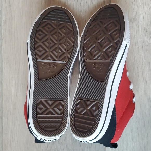 Converse All Star Red Junior Sneakers - Picture 5 of 7